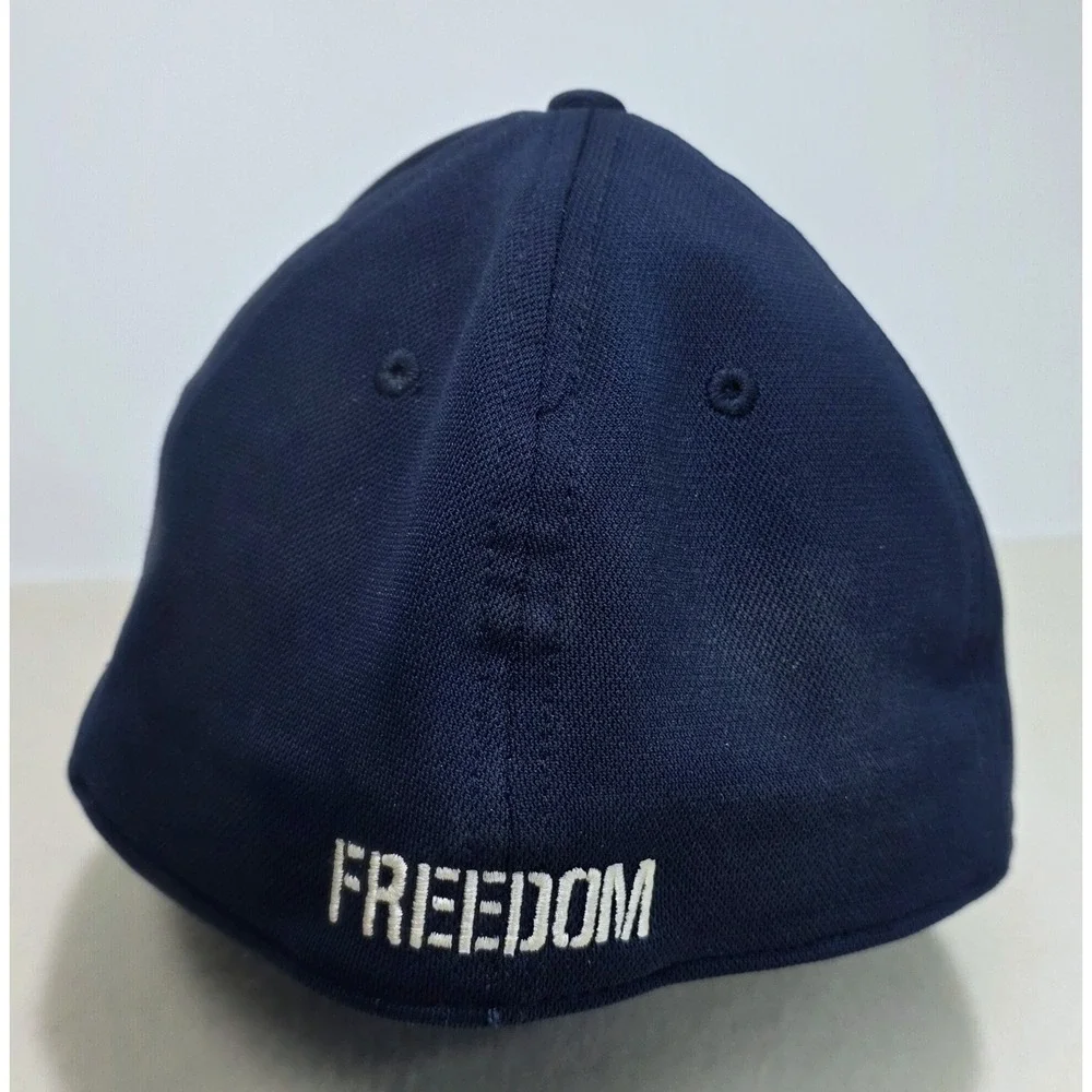Under Armour Freedom Hat‎ Blitzing M/L Blue Classic Fit Cap USA LIMITED USE